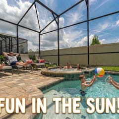 8mi to Disney: themed kids' rooms, pool, 9BR