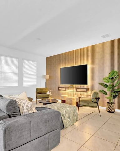 Smart TV ready for streaming in vacation home