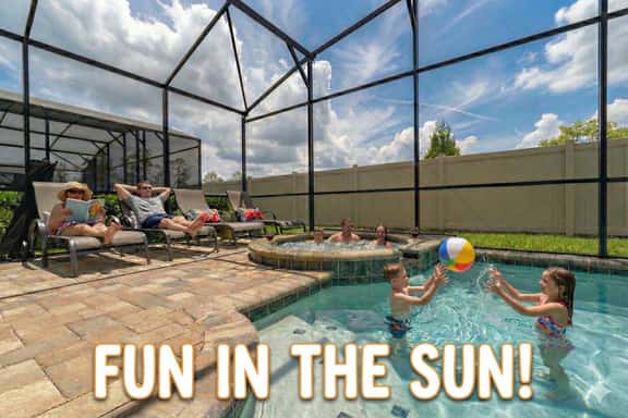 8mi to Disney: themed kids' rooms, pool, 9BR - Image 1